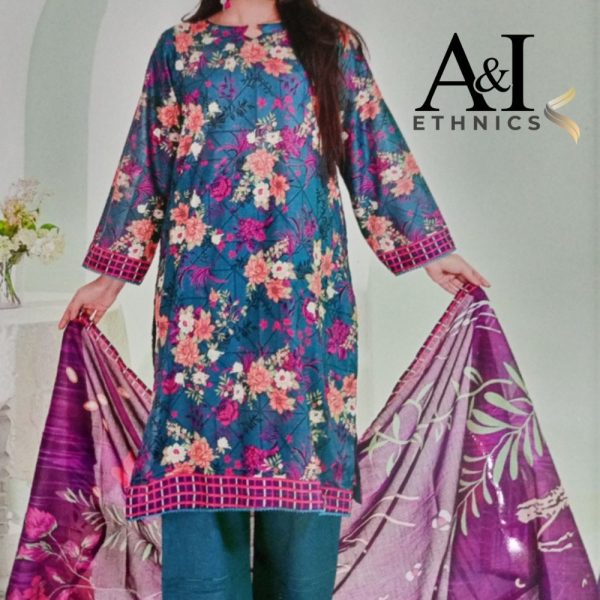 Floral Vista – 3-Piece Digital Printed Lawn Suit Unstitched