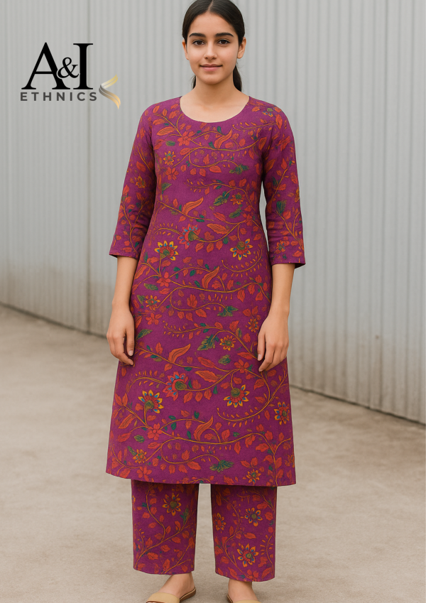 Lawn 2 Piece - Fuchsia