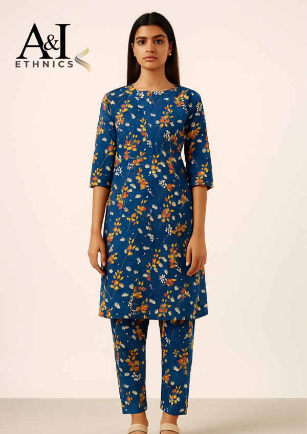 Lawn 2 Piece - Teal Blue