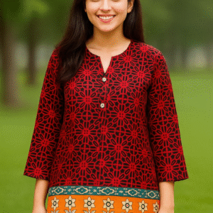 PRINTED LAWN STITCHED-KURTI
