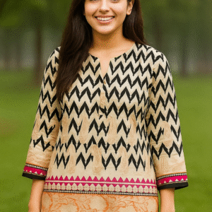 PRINTED LAWN STITCHED-KURTI