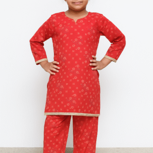 Digital Mix Printed Lawn-Red