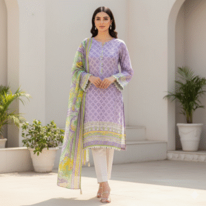 DIGITAL PRINTED LAWN UNSTITCHED 3 PCS