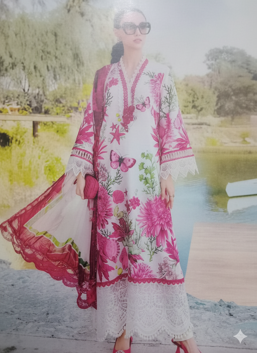 PRINTED LAWN UNSTITCHED 3 PCS