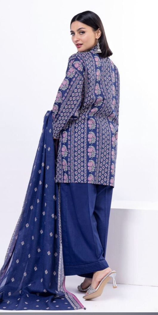 DIGITAL PRINTED LAWN UNSTITCHED 3 PCS - Image 2