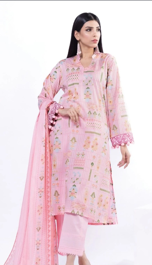 DIGITAL PRINTED LAWN UNSTITCHED 3 PCS