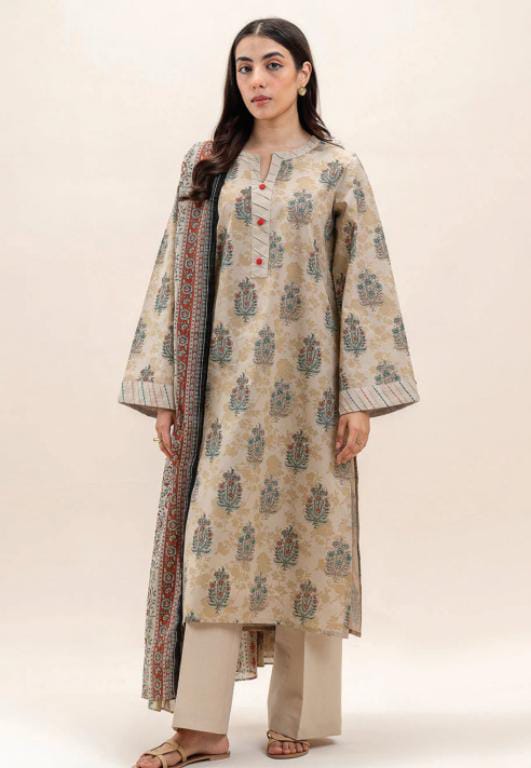 PRINTED LAWN UNSTITCHED 3 PCS