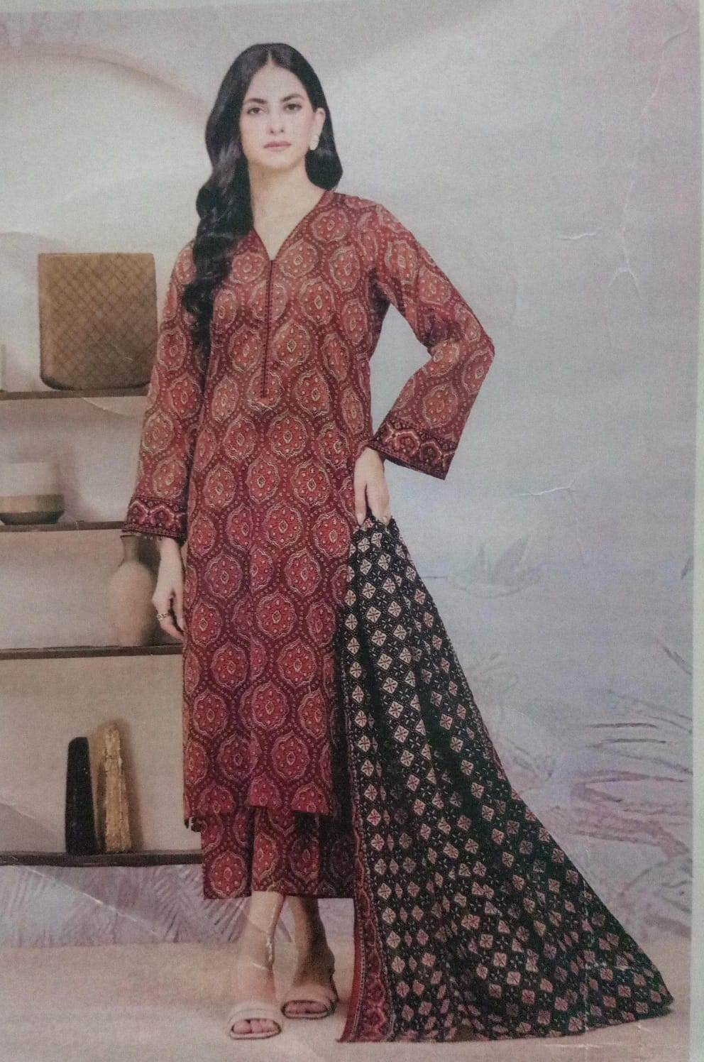 DIGITAL PRINTED LAWN UNSTITCHED 3 PCS