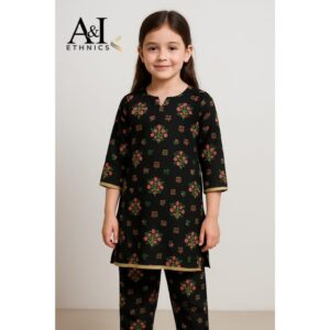 Digital Multi Flower Lawn-Black
