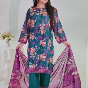 DIGITAL PRINTED LAWN UNSTITCHED 3 PCS
