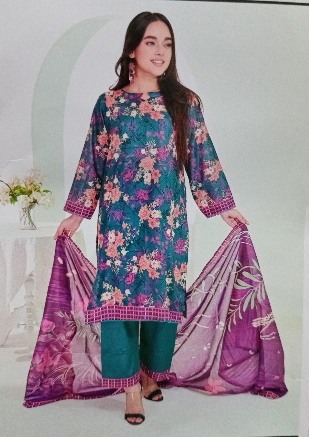 DIGITAL PRINTED LAWN UNSTITCHED 3 PCS