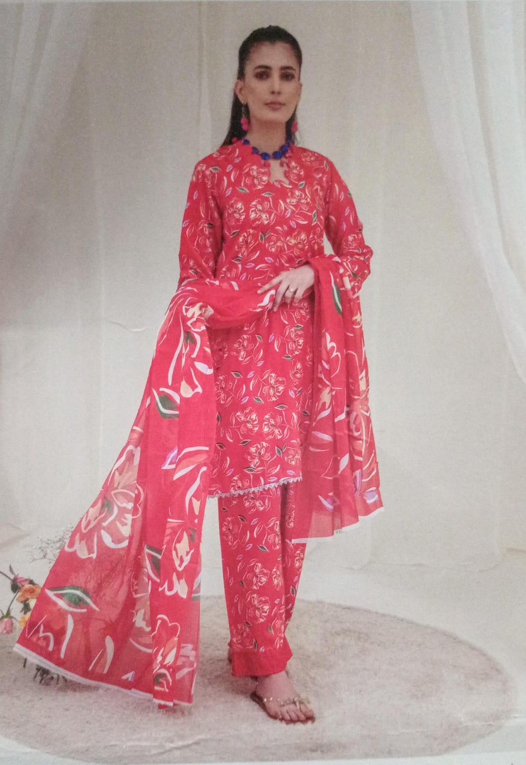 DIGITAL PRINTED LAWN UNSTITCHED 3 PCS