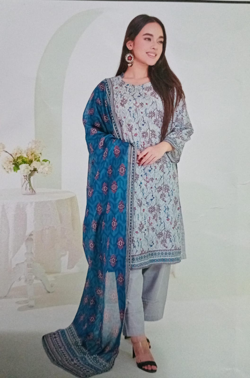 DIGITAL PRINTED LAWN UNSTITCHED 3 PCS
