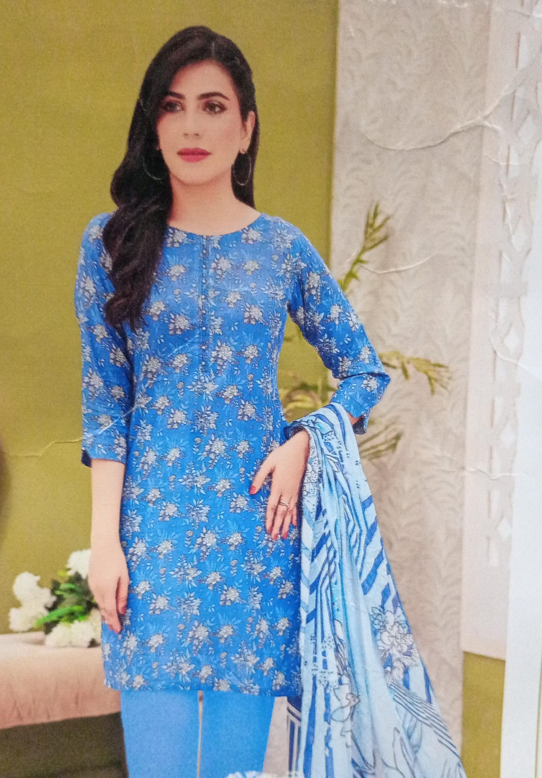 DIGITAL PRINTED LAWN UNSTITCHED 3 PCS