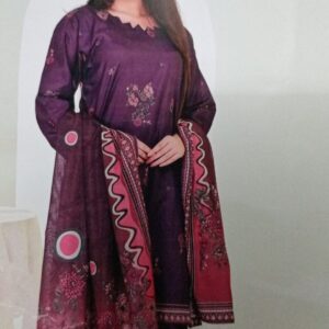 DIGITAL PRINTED LAWN UNSTITCHED 3 PCS
