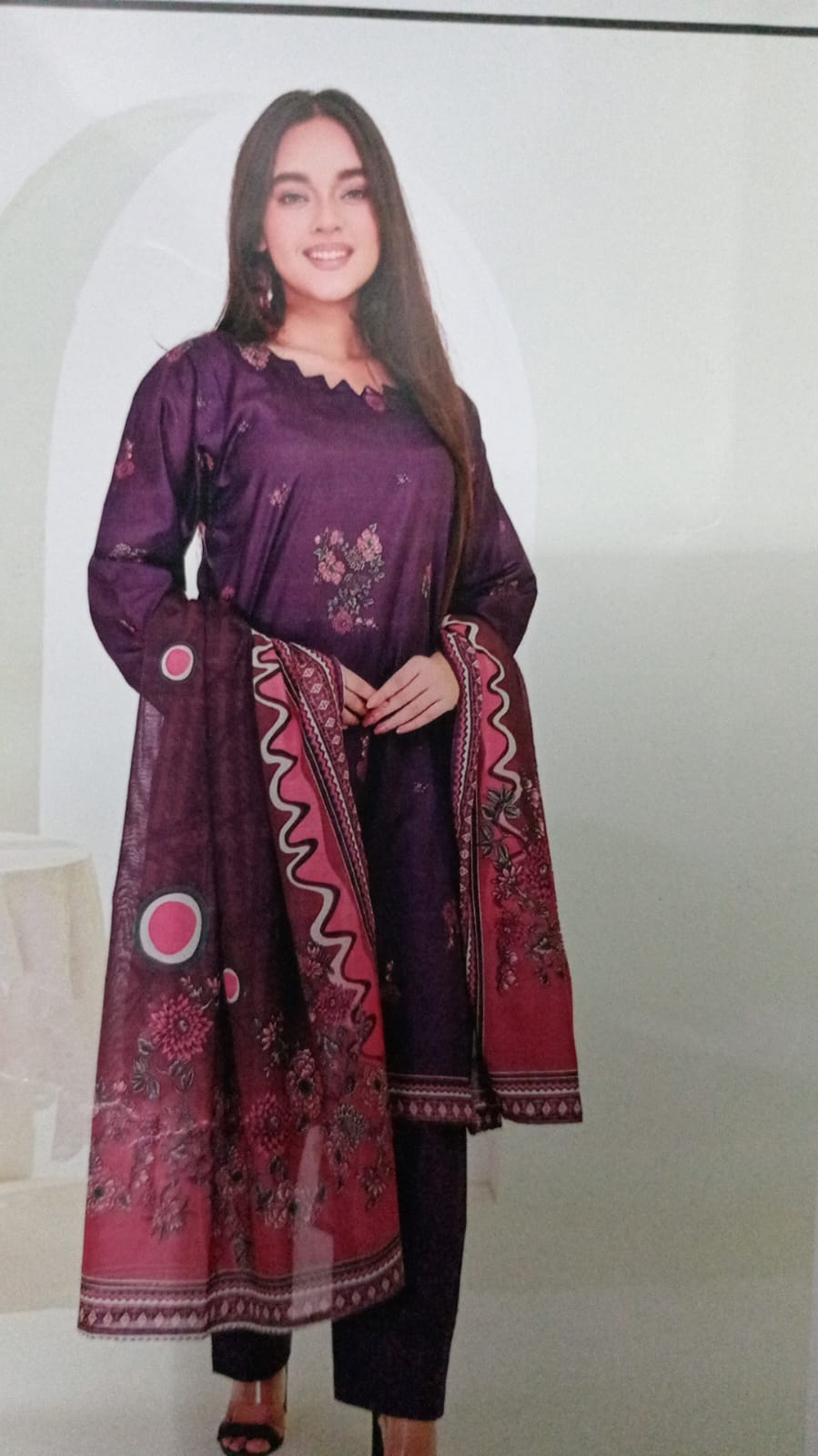 DIGITAL PRINTED LAWN UNSTITCHED 3 PCS