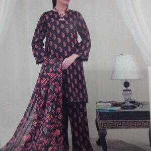 DIGITAL PRINTED LAWN UNSTITCHED 3 PCS