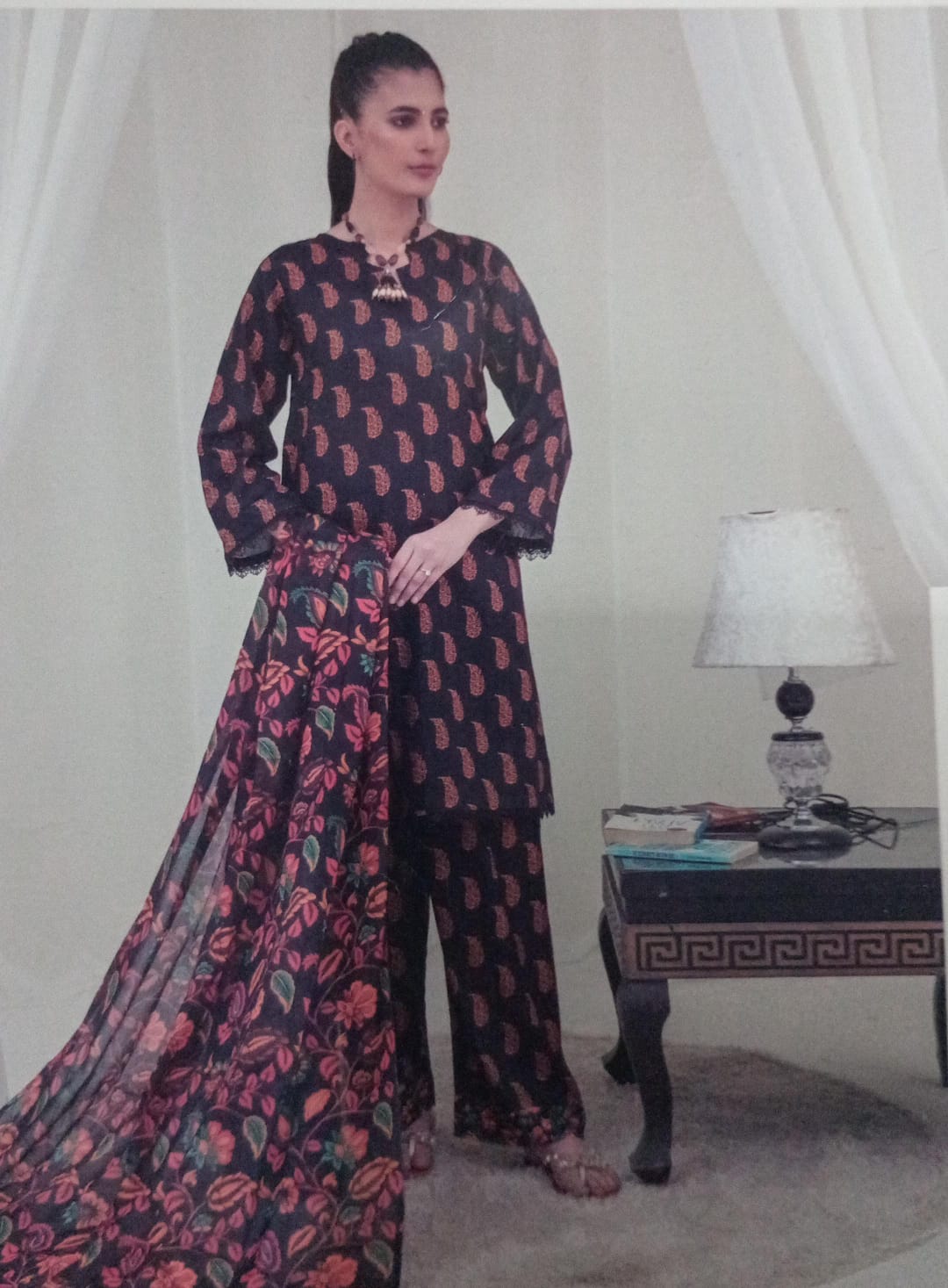 DIGITAL PRINTED LAWN UNSTITCHED 3 PCS