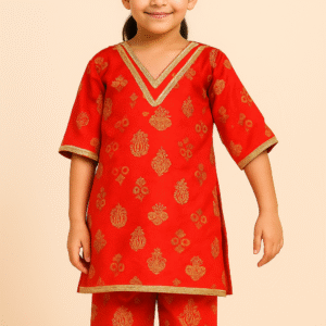 Digital Multi Printed Lawn-Red