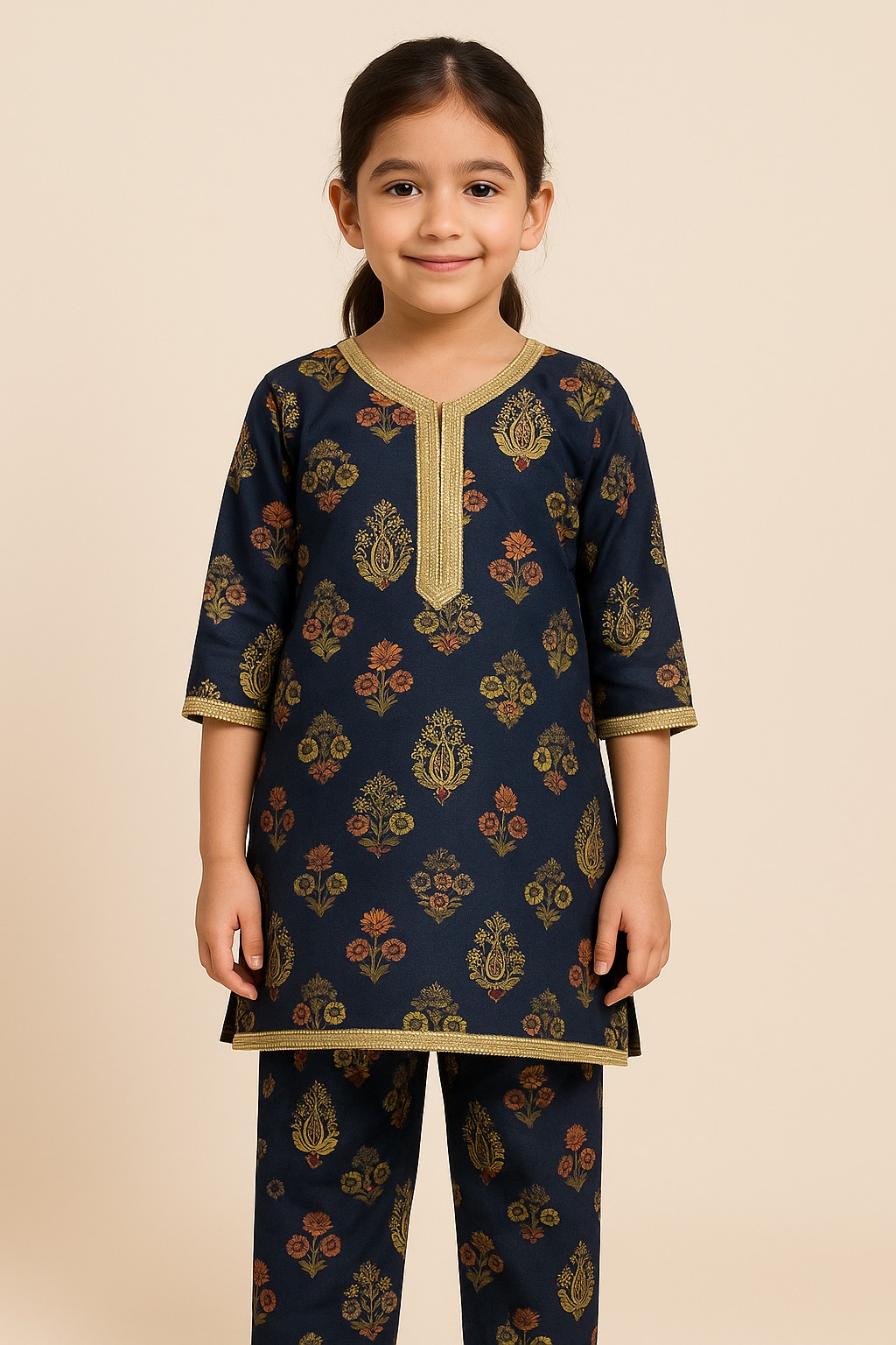 Digital Multi Printed Lawn-Blue